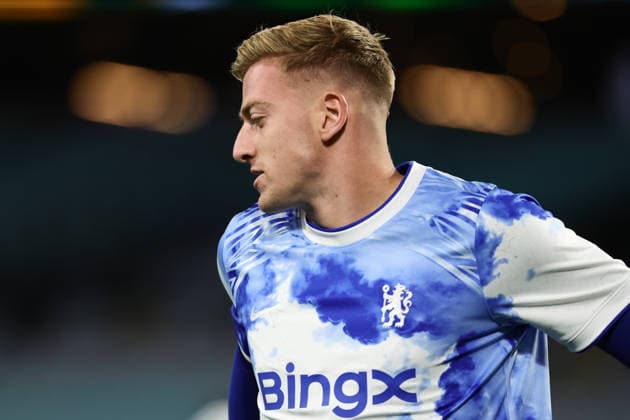 Liam Delap of Chelsea warms up during the match between Chelsea F.C. and Western Sydney Wanderers, Sydney Super Cup friendly at Accor Stadium, Sydney on 28 July 2026. Copyright: xPeterxDovganx 45290146