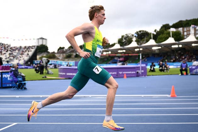COM26 ATHLETICS, Luke Boyes of Australia competes in the Men s Men s 800m Heats during the Glasgow 2026 Commonwealth Games at Scotstoun Stadium in Glasgow, Scotland, Tuesday, July 28, 2026. ( NO ARCHIVING, EDITORIAL USE ONLY Glasgow United Kingdom  Copyright: xJOELxCARRETTx 20260728175487029628
