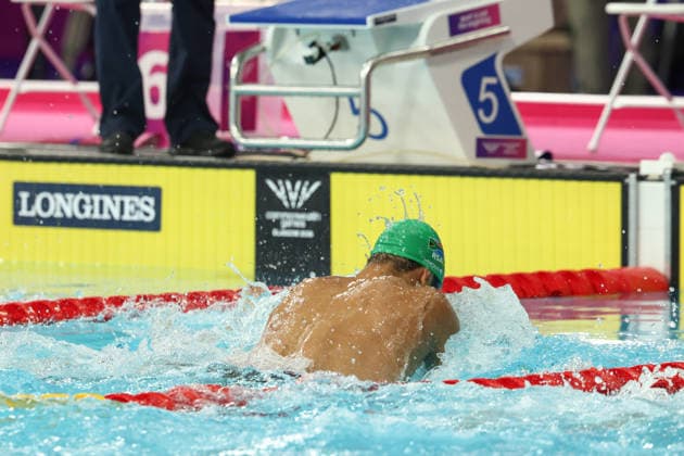 July 27, 2026, Glasgow, Scotland, Great Britain: MICHAEL HOULIE of South Africa in the Swimming Men s 50m Breaststroke Final of the Commonwealth Games Glasgow 2026 at the Tollcross International Swimming Centre in Glasgow, Scotland. Commowealth Games 2026: Swimming  - ZUMAc179 20260727_zep_c179_372 Copyright: xMickaelxChavetx