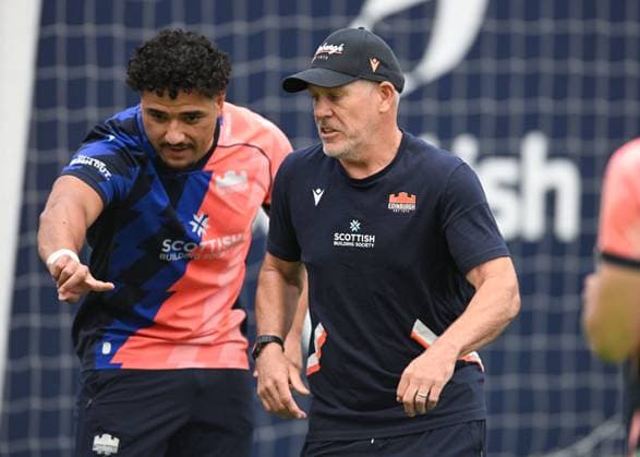 The Oriam, Edinburgh. Edinburgh Rugby Defence Coach Brad Davis during the session Edinburgh Rugby Training and press conference, PK, Pressekonferenz Rugby Union, Hive Stadium, Edinburgh, Scotland, UK - 28 Jul 2026Edinburgh Hive Stadium United Kingdom  Copyright: xNeilxHanna Shutterstockx 17017414m