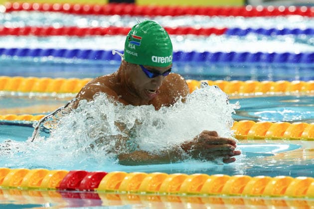 July 27, 2026, Glasgow, Scotland, Great Britain: MICHAEL HOULIE of South Africa in the Swimming Men s 50m Breaststroke Final of the Commonwealth Games Glasgow 2026 at the Tollcross International Swimming Centre in Glasgow, Scotland. Glasgow Great Britain - ZUMAc179 20260727_zep_c179_377 Copyright: xMickaelxChavetx