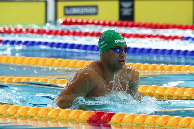 July 27, 2026, Glasgow, Scotland, Great Britain: MICHAEL HOULIE of South Africa in the Swimming Men s 50m Breaststroke Final of the Commonwealth Games Glasgow 2026 at the Tollcross International Swimming Centre in Glasgow, Scotland. Glasgow Great Britain - ZUMAc179 20260727_zep_c179_378 Copyright: xMickaelxChavetx