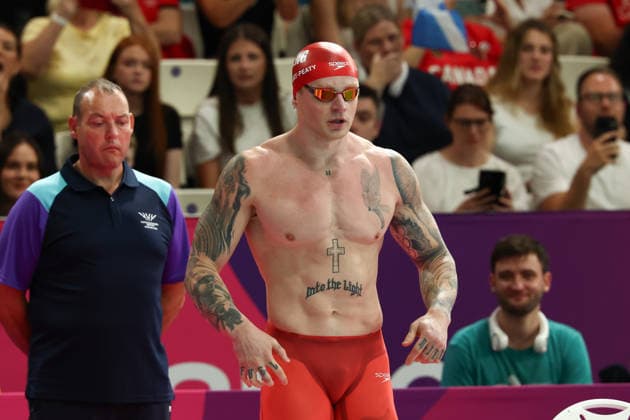 July 27, 2026, Glasgow, Scotland, Great Britain: ADAM RAMSAY-PEATY in the Swimming Men s 50m Breaststroke Final of the Commonwealth Games Glasgow 2026 at the Tollcross International Swimming Centre in Glasgow, Scotland. Commowealth Games 2026: Swimming  - ZUMAc179 20260727_zep_c179_384 Copyright: xMickaelxChavetx
