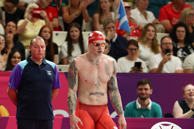 July 27, 2026, Glasgow, Scotland, Great Britain: ADAM RAMSAY-PEATY in the Swimming Men s 50m Breaststroke Final of the Commonwealth Games Glasgow 2026 at the Tollcross International Swimming Centre in Glasgow, Scotland. Glasgow Great Britain - ZUMAc179 20260727_zep_c179_383 Copyright: xMickaelxChavetx