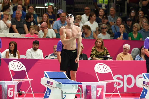 July 27, 2026, Glasgow, Scotland, Great Britain: CHRIS SMITH of South Africa in the Swimming Men s 50m Breaststroke Final of the Commonwealth Games Glasgow 2026 at the Tollcross International Swimming Centre in Glasgow, Scotland. Glasgow Great Britain - ZUMAc179 20260727_zep_c179_385 Copyright: xMickaelxChavetx