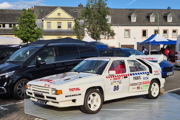 RECORD DATE NOT STATED 86 Enda Garvey (GBR) Jake Garvey (GBR), CITROEN BX4TC im Rallyezentrum in Daun GER, Motorsport, Rallye, Eifel-Rallye-Festival 2026l, Daun, Rheinland-Pfalz, Eifel, Deutschland, 25.07.2026 GER, Motorsport, Rallye, Eifel-Rallye-Festival 2026l, Daun, Rheinland-Pfalz, Eifel, Deutschland, 25.07.2026 Daun *** 86 Enda Garvey GBR, Jake Garvey GBR, CITROEN BX4TC at the Rally Center in Daun, GER, Motorsports, Rally, Eifel Rally Festival 2026, Daun, Rhineland-Palatinate, Eifel, Germany, July 25, 2026 GER, Motorsports, Rally, Eifel Rally Festival 2026l, Daun, Rhineland-Palatinate, Eifel, Germany, July 25, 2026, Daun Copyright: xEibner-Pressefoto JuergenxAugstx EP_JAT