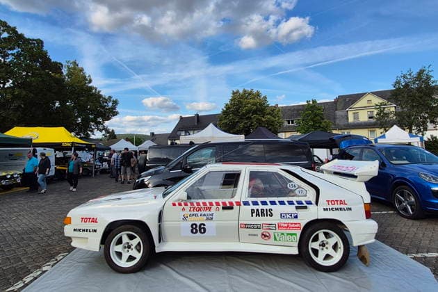RECORD DATE NOT STATED 86 Enda Garvey (GBR) Jake Garvey (GBR), CITROEN BX4TC im Rallyezentrum in Daun GER, Motorsport, Rallye, Eifel-Rallye-Festival 2026l, Daun, Rheinland-Pfalz, Eifel, Deutschland, 25.07.2026 GER, Motorsport, Rallye, Eifel-Rallye-Festival 2026l, Daun, Rheinland-Pfalz, Eifel, Deutschland, 25.07.2026 Daun *** 86 Enda Garvey GBR, Jake Garvey GBR, CITROEN BX4TC at the Rally Center in Daun, GER, Motorsports, Rally, Eifel Rally Festival 2026, Daun, Rhineland-Palatinate, Eifel, Germany, July 25, 2026 GER, Motorsports, Rally, Eifel Rally Festival 2026l, Daun, Rhineland-Palatinate, Eifel, Germany, July 25, 2026, Daun Copyright: xEibner-Pressefoto JuergenxAugstx EP_JAT