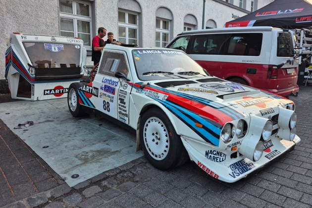 RECORD DATE NOT STATED 88 Rolf Wyss (CHE) Tommy Wyss(CHE), LANCIA Delta S4 im Rallyezentrum in Daun GER, Motorsport, Rallye, Eifel-Rallye-Festival 2026l, Daun, Rheinland-Pfalz, Eifel, Deutschland, 25.07.2026 GER, Motorsport, Rallye, Eifel-Rallye-Festival 2026l, Daun, Rheinland-Pfalz, Eifel, Deutschland, 25.07.2026 Daun *** 88 Rolf Wyss (CHE) Tommy Wyss CHE, LANCIA Delta S4 at the Rally Center in Daun, GER, Motorsports, Rally, Eifel Rally Festival 2026, Daun, Rhineland-Palatinate, Eifel, Germany, July 25, 2026, GER, Motorsports, Rally, Eifel Rally Festival 2026l, Daun, Rhineland-Palatinate, Eifel, Germany, July 25, 2026, Daun Copyright: xEibner-Pressefoto JuergenxAugstx EP_JAT