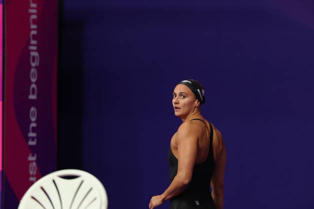 July 27, 2026, Glasgow, Scotland, Great Britain: KYLIE MASSE of Canada wins the Women s 50m Backstroke Semi Final 2 of the Commonwealth Games Glasgow 2026 at the Tollcross International Swimming Centre in Glasgow, Scotland. Glasgow Great Britain - ZUMAc179 20260727_zep_c179_394 Copyright: xMickaelxChavetx