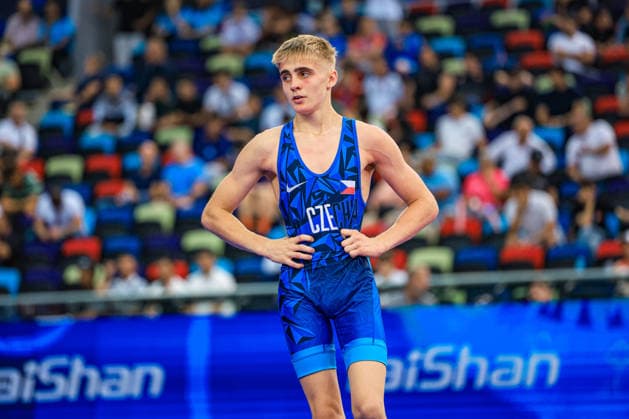 U17, U 17 Wrestling World Championships 51kg GR - Jan Beran (CZE) *** U17 Wrestling World Championships, 51 kg Greco-Roman, Jan Beran (CZE) Copyright: xUnitedxWorldxWrestlingx xAmirrezx UWW-U17-WC-BAKU-2026
