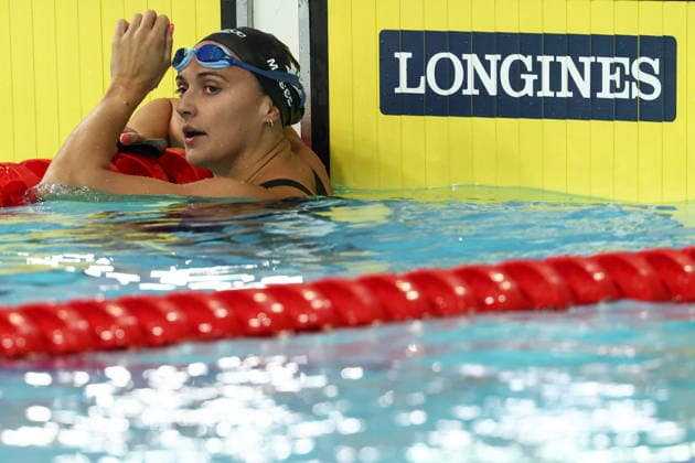 July 27, 2026, Glasgow, Scotland, Great Britain: KYLIE MASSE of Canada wins the Women s 50m Backstroke Semi Final 2 of the Commonwealth Games Glasgow 2026 at the Tollcross International Swimming Centre in Glasgow, Scotland. Glasgow Great Britain - ZUMAc179 20260727_zep_c179_399 Copyright: xMickaelxChavetx