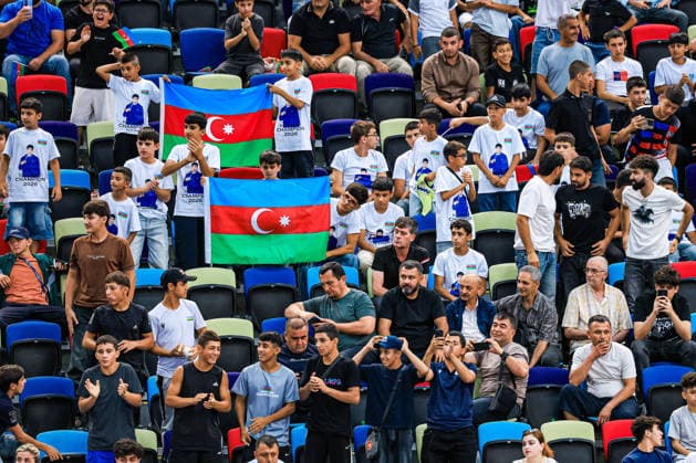 U17, U 17 Wrestling World Championships Fans *** U17 Wrestling World Championships Fans Copyright: xUnitedxWorldxWrestlingx xAmirrezx UWW-U17-WC-BAKU-2026