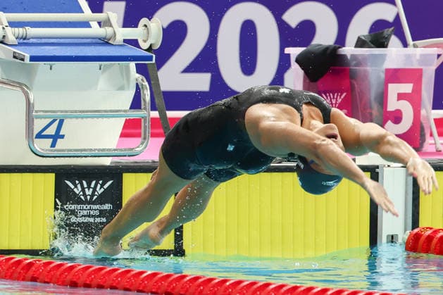 July 27, 2026, Glasgow, Scotland, Great Britain: KYLIE MASSE of Canada in the Women s 50m Backstroke Semi Final of the Commonwealth Games Glasgow 2026 at the Tollcross International Swimming Centre in Glasgow, Scotland. Commowealth Games 2026: Swimming  - ZUMAc179 20260727_zep_c179_406 Copyright: xMickaelxChavetx