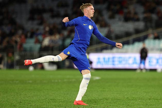 Cole Palmer of Chelsea shoots during the match between Chelsea F.C. and Western Sydney Wanderers, Sydney Super Cup friendly at Accor Stadium, Sydney on 28 July 2026. Copyright: xPeterxDovganx 45290181