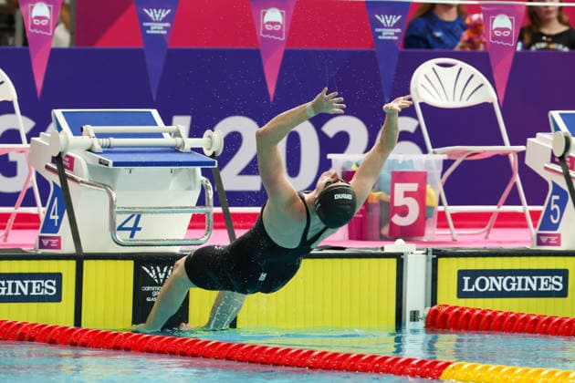 July 27, 2026, Glasgow, Scotland, Great Britain: DANIELLE HILL of Northern Ireland in the Women s 50m Backstroke Semi Final of the Commonwealth Games Glasgow 2026 at the Tollcross International Swimming Centre in Glasgow, Scotland. Glasgow Great Britain - ZUMAc179 20260727_zep_c179_419 Copyright: xMickaelxChavetx