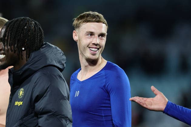 Cole Palmer of Chelsea reacts after winning 6-4 during the match between Chelsea F.C. and Western Sydney Wanderers, Sydney Super Cup friendly at Accor Stadium, Sydney on 28 July 2026. Copyright: xPeterxDovganx 45290200