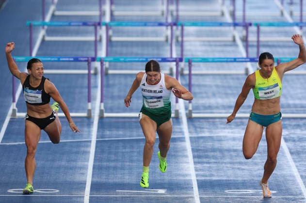 2026 Commonwealth Games, EDF Scotstoun Stadium, Glasgow, Scotland 28 7 2026 Modern Heptathlon 100m Hurdles Heat 2 Katherine O Connor of Team Northern Ireland Katherine O Connor 28 7 2026  Copyright: xx KateOconnor001