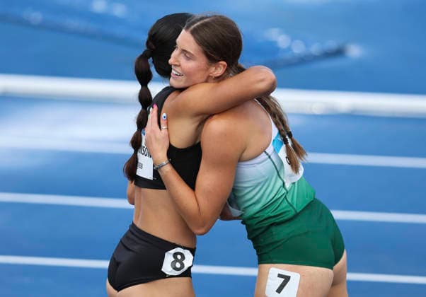 2026 Commonwealth Games, EDF Scotstoun Stadium, Glasgow, Scotland 28 7 2026 Modern Heptathlon 100m Hurdles Heat 2 Katherine O Connor of Team Northern Ireland after finishing third Katherine O Connor after finishing third 28 7 2026  Copyright: xx KateOconnor005
