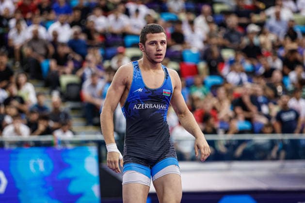 U17, U 17 Wrestling World Championships 71kg GR - Nadir Hasanov (AZE) *** U17 Wrestling World Championships, 71 kg Greco-Roman: Nadir Hasanov (AZE) Copyright: xKostadinxAndonovx UWW-U17-WC-BAKU-2026