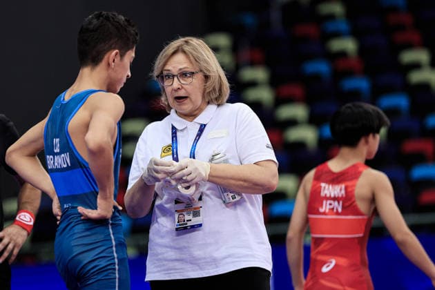 U17, U 17 Wrestling World Championships UWW Doctor *** U17 Wrestling World Championships UWW Doctor Copyright: xKostadinxAndonovx UWW-U17-WC-BAKU-2026