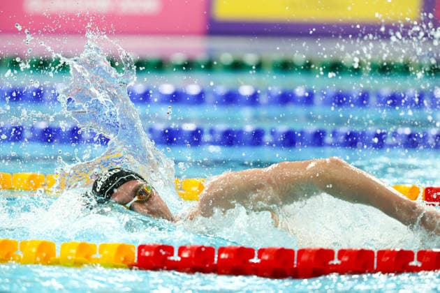 July 27, 2026, Glasgow, Scotland, Great Britain: DANIEL WIFFEN of Northern Ireland in the Swimming Men s 800m Freestyle Final of the Commonwealth Games Glasgow 2026 at the Tollcross International Swimming Centre in Glasgow, Scotland. Commowealth Games 2026: Swimming  - ZUMAc179 20260727_zep_c179_435 Copyright: xMickaelxChavetx