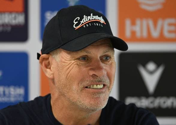 The Oriam, Edinburgh. Edinburgh Rugby Defence Coach Brad Davis during his press conference, PK, Pressekonferenz Edinburgh Rugby Training and Press Conference, Rugby Union, Oriam, Edinburgh, Scotland, UK - 28 Jul 2026Edinburgh Hive Stadium United Kingdom  Copyright: xNeilxHanna Shutterstockx 17017414bk