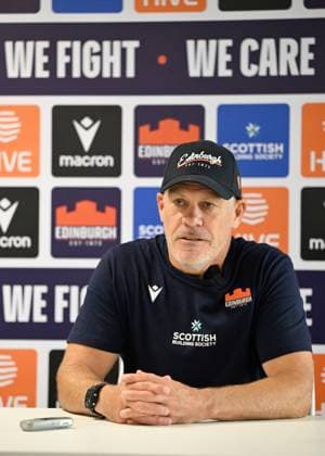 The Oriam, Edinburgh. Edinburgh Rugby Defence Coach Brad Davis during his press conference, PK, Pressekonferenz Edinburgh Rugby Training and Press Conference, Rugby Union, Oriam, Edinburgh, Scotland, UK - 28 Jul 2026Edinburgh Hive Stadium United Kingdom  Copyright: xNeilxHanna Shutterstockx 17017414bj