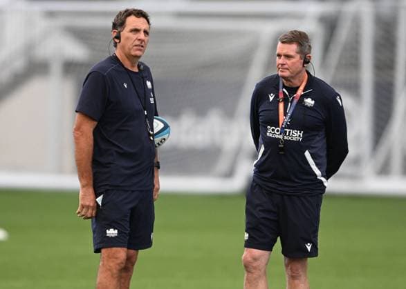 The Oriam, Edinburgh. New Attack Coach Tim Sampson with Head Coach Sean Everitt Edinburgh Rugby Training and press conference, PK, Pressekonferenz Rugby Union, Oriam, Edinburgh, Scotland, UK - 28 Jul 2026Edinburgh Hive Stadium United Kingdom  Copyright: xNeilxHanna Shutterstockx 17017414ax