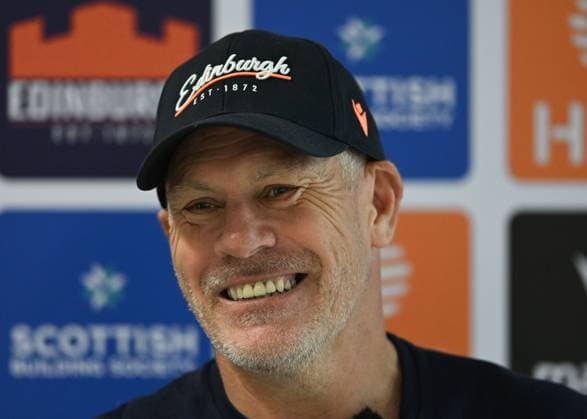 The Oriam, Edinburgh. Edinburgh Rugby Defence Coach Brad Davis during his press conference, PK, Pressekonferenz Edinburgh Rugby Training and Press Conference, Rugby Union, Oriam, Edinburgh, Scotland, UK - 28 Jul 2026Edinburgh Hive Stadium United Kingdom  Copyright: xNeilxHanna Shutterstockx 17017414bn