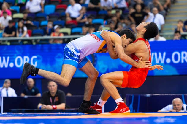 U17, U 17 Wrestling World Championships 51kg GR - Abdurrahman Huseynli (AZE) df. Gevorg Harutyunyan (ARM) *** U17 Wrestling World Championships, 51 kg Greco-Roman: Abdurrahman Huseynli (AZE) defeated Gevorg Harutyunyan (ARM)