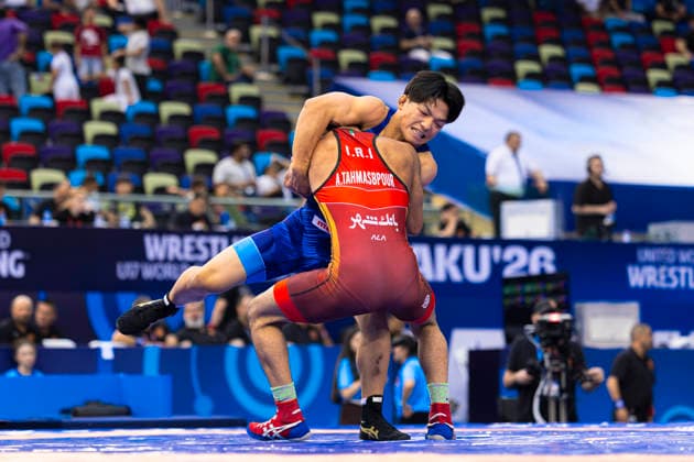 U17, U 17 Wrestling World Championships 60kg GR - Amirreza Saeid Tahmasbpourmarzouni (IRI) df. Hinata Hanamori (JPN) *** U17 Wrestling World Championships, 60 kg Greco-Roman: Amirreza Saeid Tahmasbpourmarzouni (IRI) defeated Hinata Hanamori (JPN)