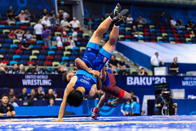 U17, U 17 Wrestling World Championships 60kg GR - Amirreza Saeid Tahmasbpourmarzouni (IRI) df. Hinata Hanamori (JPN) *** U17 Wrestling World Championships, 60 kg Greco-Roman: Amirreza Saeid Tahmasbpourmarzouni (IRI) defeated Hinata Hanamori (JPN)