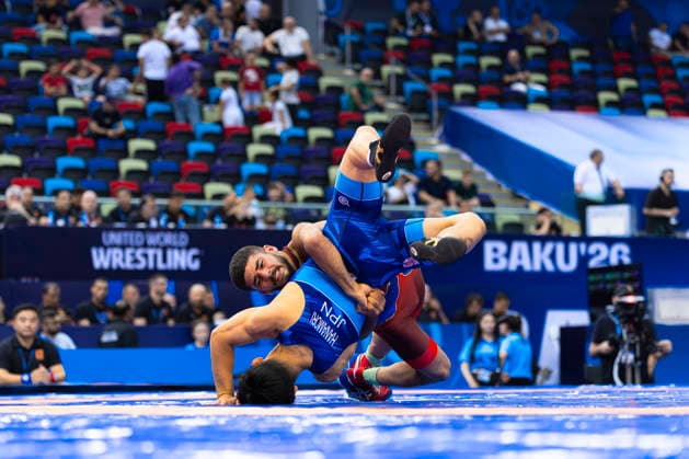 U17, U 17 Wrestling World Championships 60kg GR - Amirreza Saeid Tahmasbpourmarzouni (IRI) df. Hinata Hanamori (JPN) *** U17 Wrestling World Championships, 60 kg Greco-Roman: Amirreza Saeid Tahmasbpourmarzouni (IRI) defeated Hinata Hanamori (JPN)
