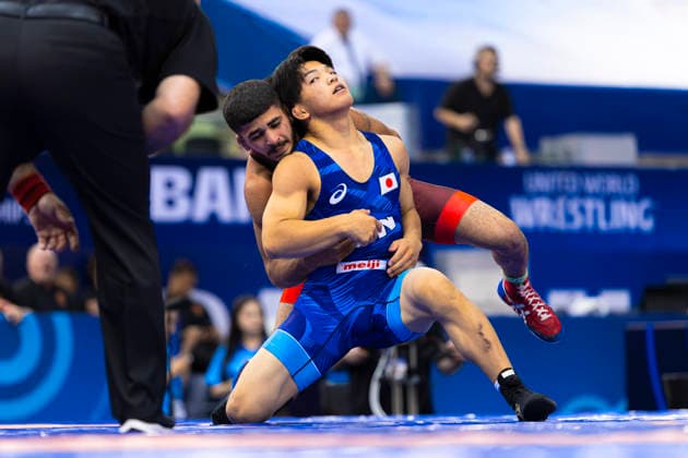 U17, U 17 Wrestling World Championships 60kg GR - Amirreza Saeid Tahmasbpourmarzouni (IRI) df. Hinata Hanamori (JPN) *** U17 Wrestling World Championships, 60 kg Greco-Roman: Amirreza Saeid Tahmasbpourmarzouni (IRI) defeated Hinata Hanamori (JPN)