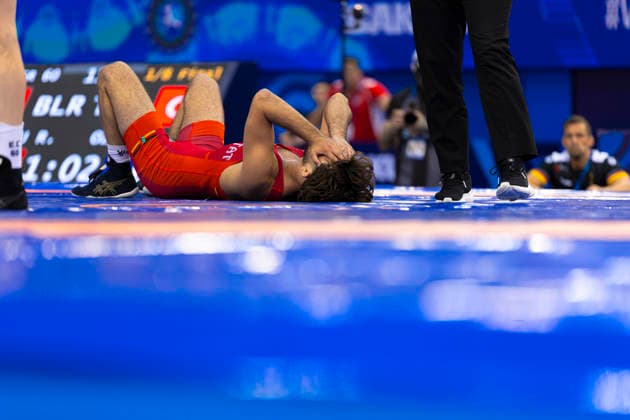 U17, U 17 Wrestling World Championships 60kg GR - Christiano Liebzeit (GER) *** U17 Wrestling World Championships, 60 kg Greco-Roman: Christiano Liebzeit (GER)