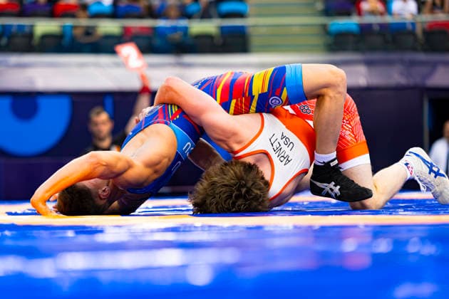 U17, U 17 Wrestling World Championships 60kg GR - Elmir Charkazov (AZE) df. Christiano Liebzeit (GER) *** U17 Wrestling World Championships, 60 kg Greco-Roman: Elmir Charkazov (AZE) def. Christiano Liebzeit (GER)