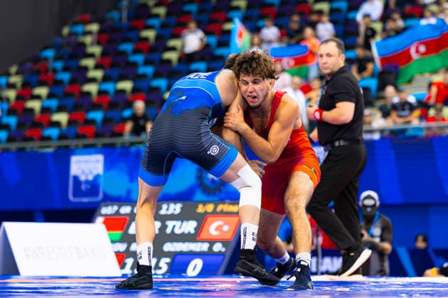 U17, U 17 Wrestling World Championships 60kg GR - Elmir Charkazov (AZE) df. Christiano Liebzeit (GER) *** U17 Wrestling World Championships, 60 kg Greco-Roman: Elmir Charkazov (AZE) def. Christiano Liebzeit (GER)