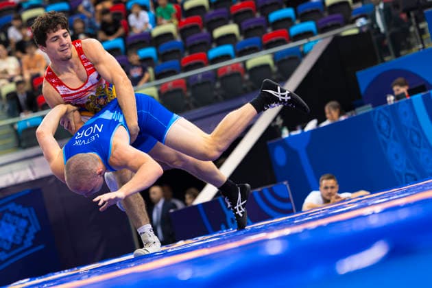 U17, U 17 Wrestling World Championships 71kg GR - Janes Nazaryan (ARM) df. Martin Letvik (NOR) *** U17 Wrestling World Championships, 71 kg Greco-Roman: Janes Nazaryan (ARM) defeated Martin Letvik (NOR)