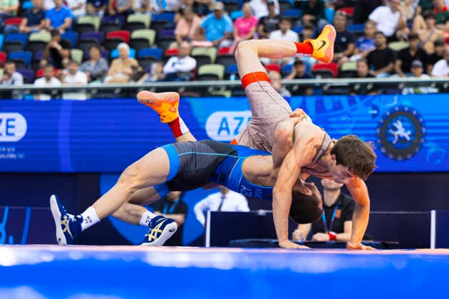 U17, U 17 Wrestling World Championships 71kg GR - Nadir Hasanov (AZE) df. Mahdi Azizboev (TJK) *** U17 Wrestling World Championships, 71 kg, Greco-Roman: Nadir Hasanov (AZE) def. Mahdi Azizboev (TJK)