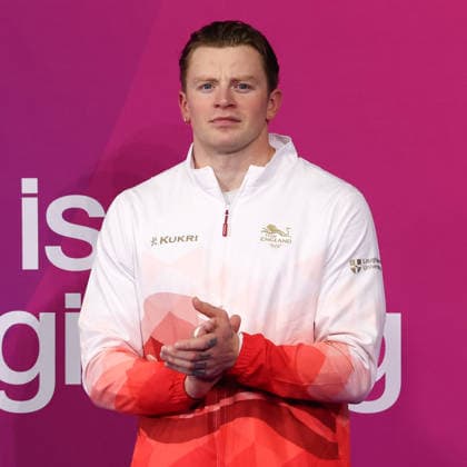 July 27, 2026, Glasgow, Scotland, Great Britain: ADAM RAMSAY-PEATY of England poses with the bronze medal during the Swimming Men s 50m Breaststroke Medal Ceremony of the Commonwealth Games Glasgow 2026 at the Tollcross International Swimming Centre in Glasgow, Scotland. Glasgow Great Britain - ZUMAc179 20260727_zep_c179_507 Copyright: xMickaelxChavetx