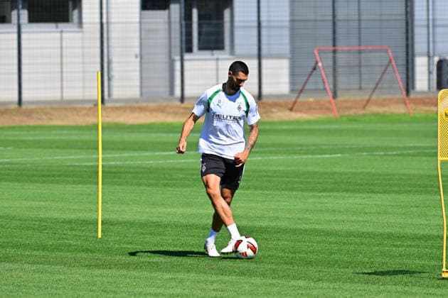 28.07.2026; Moenchengladbach; Fussball, Herren, Saison 2026 2027, Training Borussia Moenchengladbach Tim Kleindienst (Gladbach) DFL regulations prohibit any use of photographs as image sequences and or quasi-video. ista-Borussia-Park NRW Deutschland *** July 28, 2026, Mönchengladbach Soccer, Men s, 2026–2027 Season, Borussia Mönchengladbach Training, Tim Kleindienst, Gladbach. DFL regulations prohibit any use of photographs as image sequences and or quasi-video content at Borussia Park, North Rhine-Westphalia, Germany