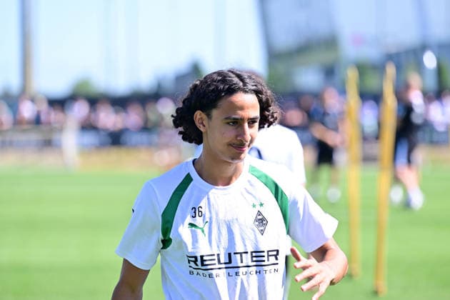 28.07.2026; Moenchengladbach; Fussball, Herren, Saison 2026 2027, Training Borussia Moenchengladbach Wael Mohya (Gladbach) DFL regulations prohibit any use of photographs as image sequences and or quasi-video. ista-Borussia-Park NRW Deutschland *** July 28, 2026, Mönchengladbach Soccer, Men s, 2026–2027 Season, Borussia Mönchengladbach Training, Wael Mohya, Gladbach. DFL regulations prohibit any use of photographs as image sequences and or quasi-video content at Borussia Park, NRW, Germany