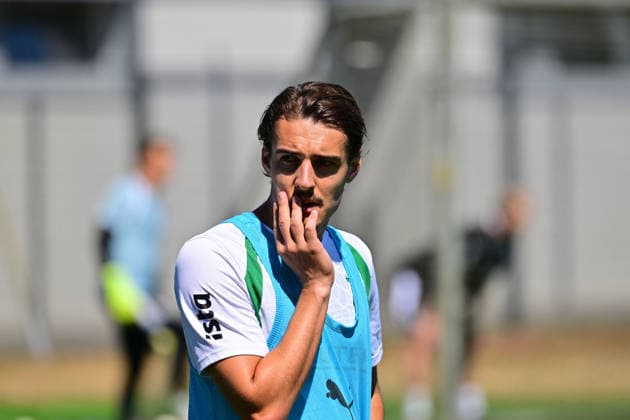 28.07.2026; Moenchengladbach; Fussball, Herren, Saison 2026 2027, Training Borussia Moenchengladbach Florian Neuhaus (Gladbach) DFL regulations prohibit any use of photographs as image sequences and or quasi-video. ista-Borussia-Park NRW Deutschland *** July 28, 2026, Mönchengladbach Soccer, Men s, 2026–2027 Season, Borussia Mönchengladbach Training, Florian Neuhaus, Gladbach. DFL regulations prohibit any use of photographs as image sequences and or quasi-video content at Borussia Park, North Rhine-Westphalia, Germany