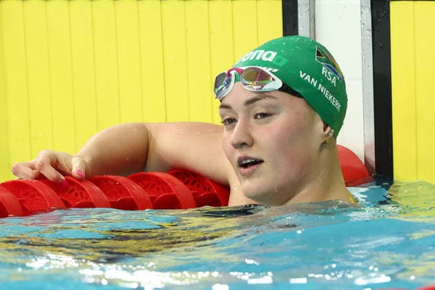July 27, 2026, Glasgow, Scotland, Great Britain: LARA VAN NIEKERK of South Africa wins the Swimming Women s 50m Breaststroke Semi Final 2 of the Commonwealth Games Glasgow 2026 at the Tollcross International Swimming Centre in Glasgow, Scotland. Glasgow Great Britain - ZUMAc179 20260727_zep_c179_526 Copyright: xMickaelxChavetx