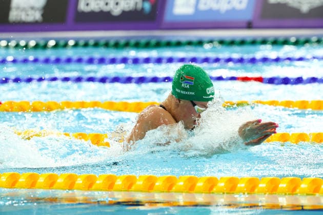 July 27, 2026, Glasgow, Scotland, Great Britain: LARA VAN NIEKERK of South Africa in the Swimming Women s 50m Breaststroke Semi Final of the Commonwealth Games Glasgow 2026 at the Tollcross International Swimming Centre in Glasgow, Scotland. Glasgow Great Britain - ZUMAc179 20260727_zep_c179_527 Copyright: xMickaelxChavetx
