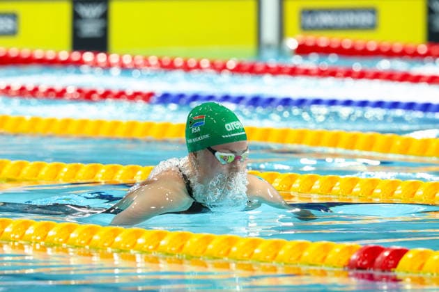 July 27, 2026, Glasgow, Scotland, Great Britain: LARA VAN NIEKERK of South Africa in the Swimming Women s 50m Breaststroke Semi Final of the Commonwealth Games Glasgow 2026 at the Tollcross International Swimming Centre in Glasgow, Scotland. Glasgow Great Britain - ZUMAc179 20260727_zep_c179_532 Copyright: xMickaelxChavetx