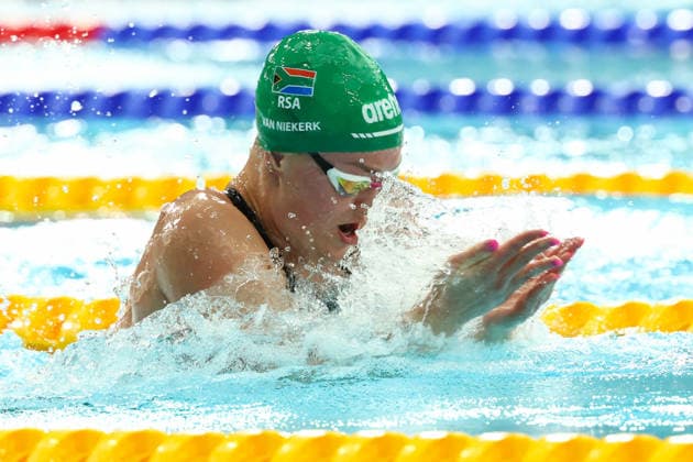 July 27, 2026, Glasgow, Scotland, Great Britain: LARA VAN NIEKERK of South Africa in the Swimming Women s 50m Breaststroke Semi Final of the Commonwealth Games Glasgow 2026 at the Tollcross International Swimming Centre in Glasgow, Scotland. Commowealth Games 2026: Swimming  - ZUMAc179 20260727_zep_c179_531 Copyright: xMickaelxChavetx