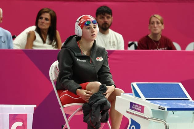 July 27, 2026, Glasgow, Scotland, Great Britain: Gabrielle IDLE-BEAVERS of England in the Swimming Women s 50m Breaststroke Semi Final of the Commonwealth Games Glasgow 2026 at the Tollcross International Swimming Centre in Glasgow, Scotland. Commowealth Games 2026: Swimming  - ZUMAc179 20260727_zep_c179_536 Copyright: xMickaelxChavetx