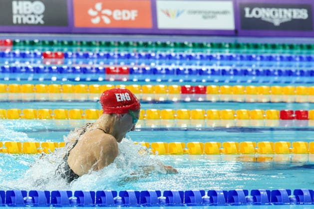 July 27, 2026, Glasgow, Scotland, Great Britain: IMOGEN CLARK of England in the Swimming Women s 50m Breaststroke Semi Final of the Commonwealth Games Glasgow 2026 at the Tollcross International Swimming Centre in Glasgow, Scotland. Commowealth Games 2026: Swimming  - ZUMAc179 20260727_zep_c179_542 Copyright: xMickaelxChavetx