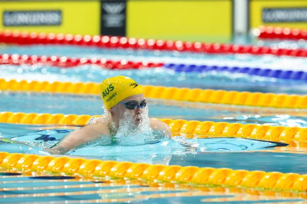 July 27, 2026, Glasgow, Scotland, Great Britain: SIENNA TOOHEY of Australia in the Swimming Women s 50m Breaststroke Semi Final of the Commonwealth Games Glasgow 2026 at the Tollcross International Swimming Centre in Glasgow, Scotland. Commowealth Games 2026: Swimming  - ZUMAc179 20260727_zep_c179_545 Copyright: xMickaelxChavetx